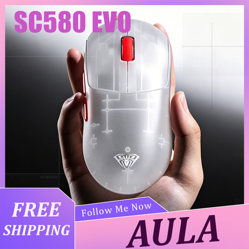 Esports Gaming Mice - AULA SC580 EVO Mouse Lightweight Wireless