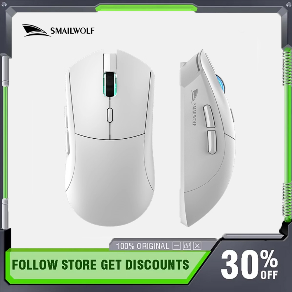 SMAILWOLF RS7 Gaming Mouse Blu - Esports Gaming Business ulasan dan harga