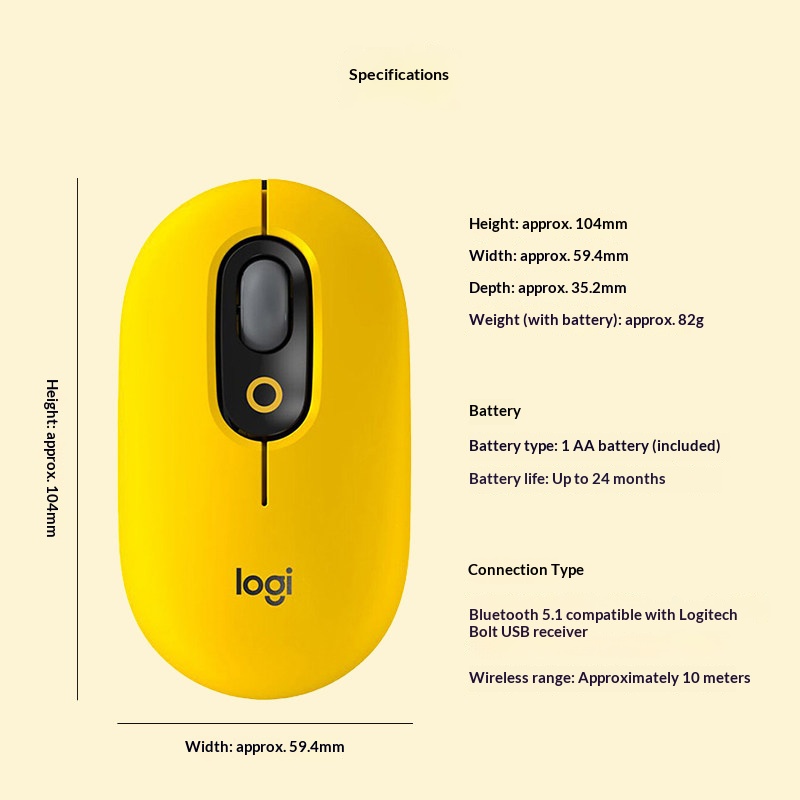 Logitech M350POP Dormitory e-s - Esports Online Gaming ulasan dan harga