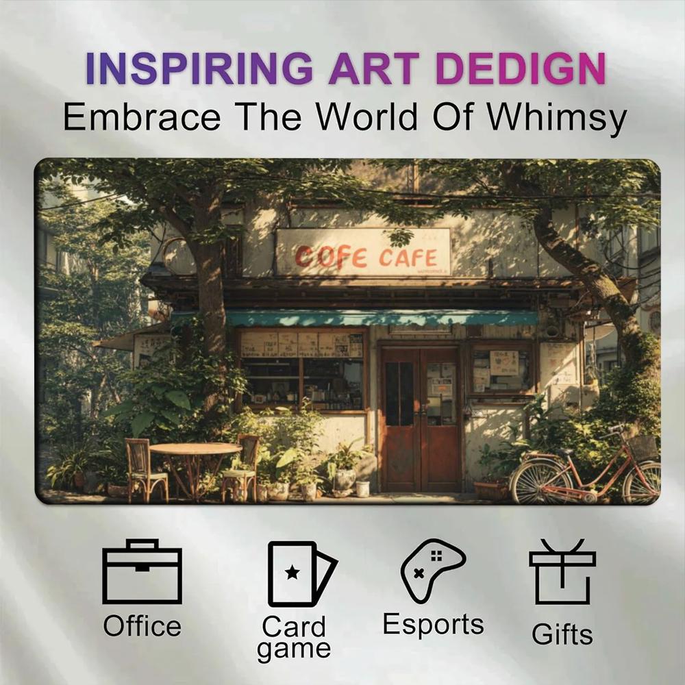 Vintage Cozy Cafe Large Desk M - Esports Gaming Cafe ulasan dan harga